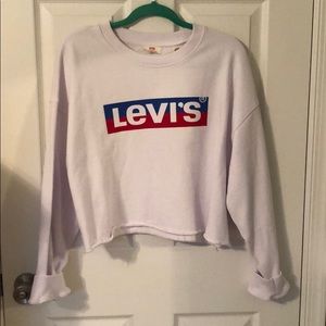 Levi’s cropped hoodie!!